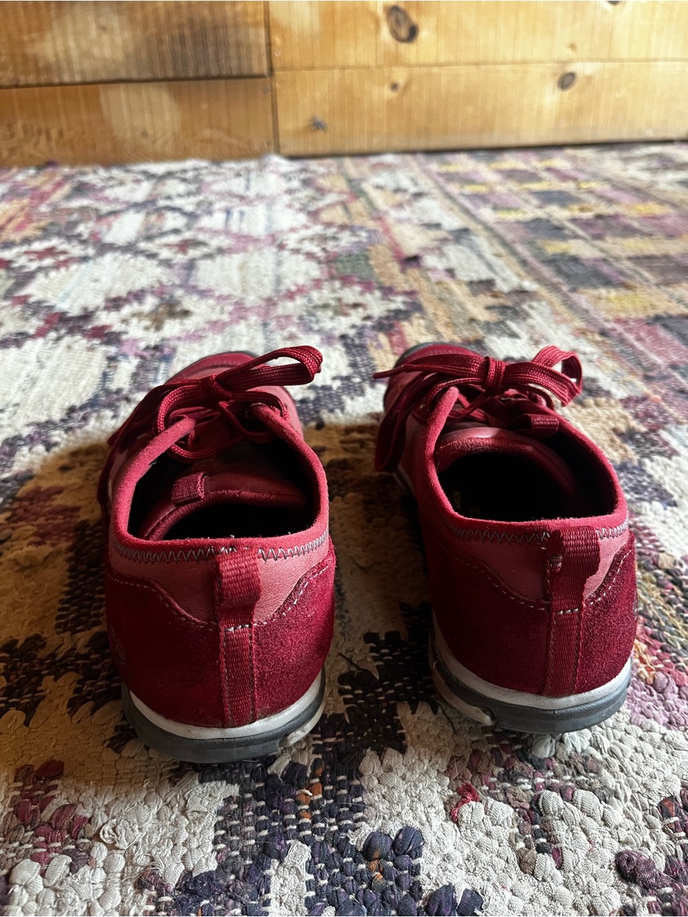 Keen Red Lace-Up Sneakers View 4